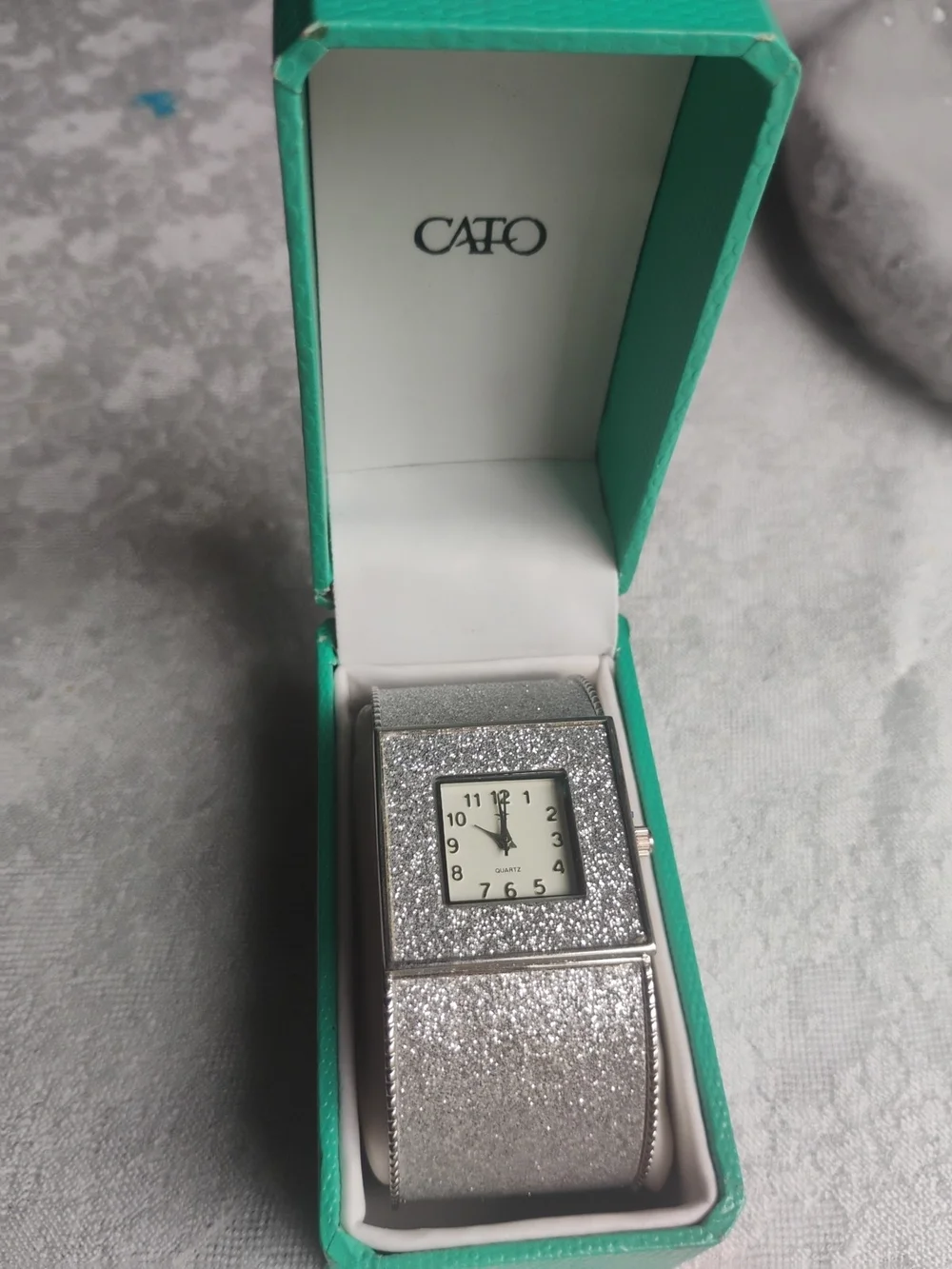 CATO Silver Glitter Bracelet Watch